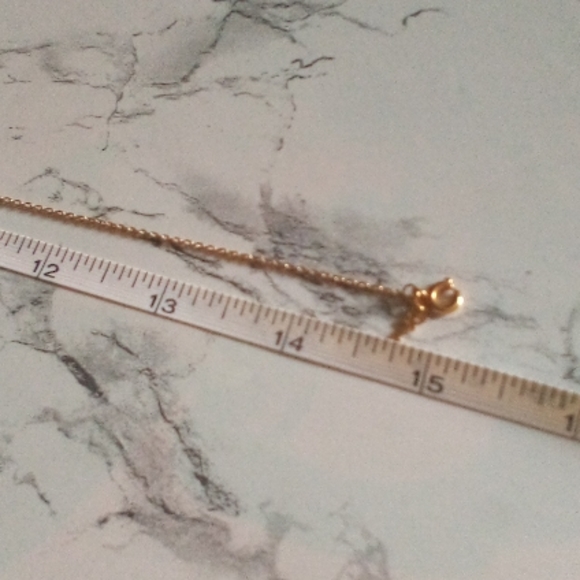 🦋Vintage Crown Trifari Gold Tone Initial Letter M Necklace - Picture 5 of 9